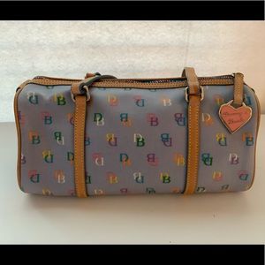 Dooney and Bourke Signature Rainbow Barrel bag